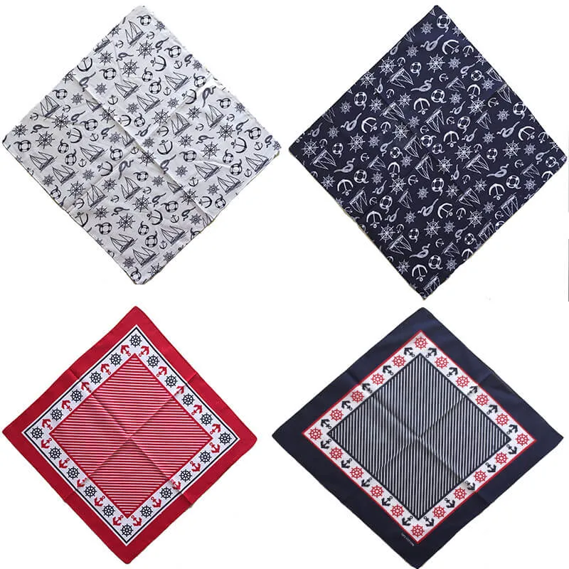 12pcs Brocade Bandana 22X22 Inch 100% Cotton Novelty Paisley Denim Turban Party Favor Scarf Turban Handkerchief