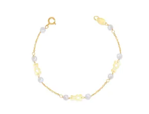 18K Gold Teddy Love Bracelet <br> Pugs & Paws Collection