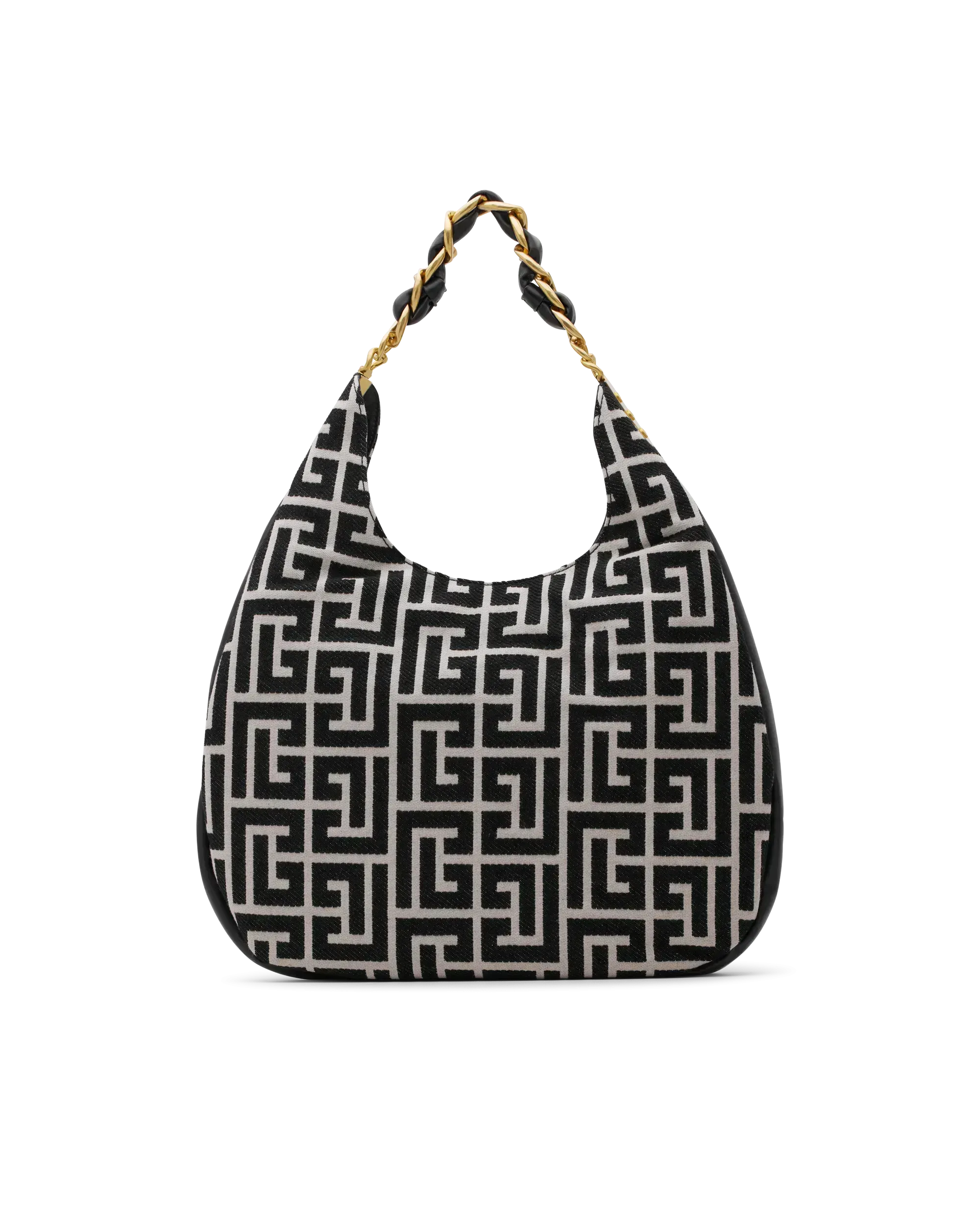 1945 Soft Hobo Large Jacquard Labyrinth Monogram Bag