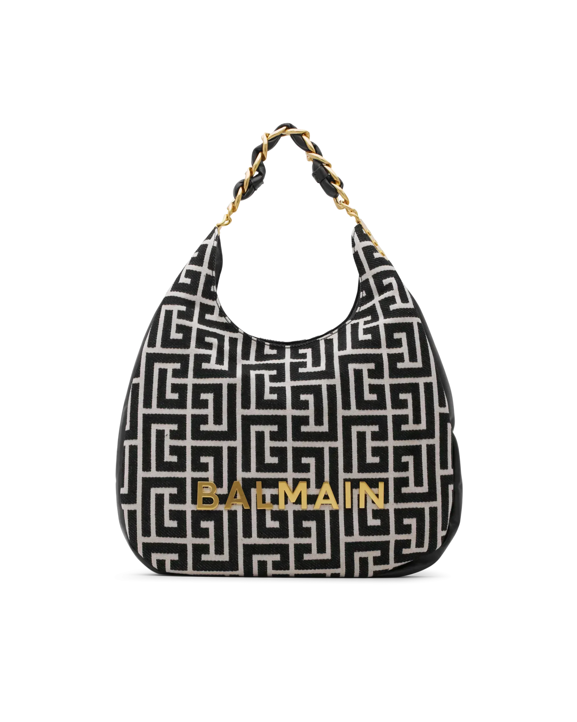 1945 Soft Hobo Large Jacquard Labyrinth Monogram Bag