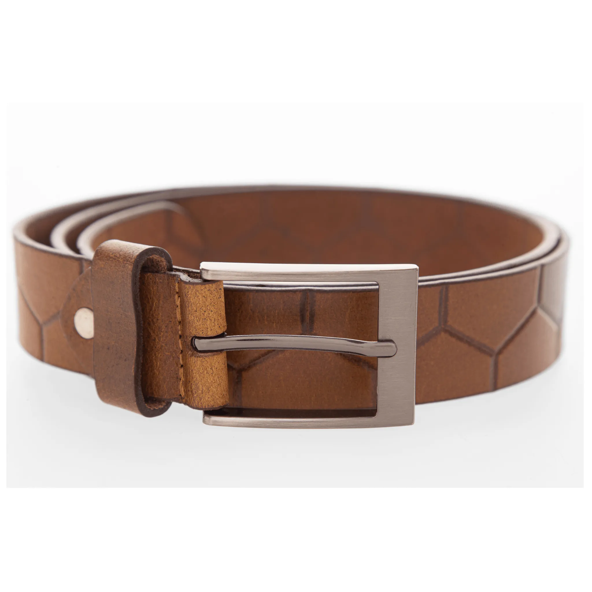 35mm | Tan | Embossed Belt