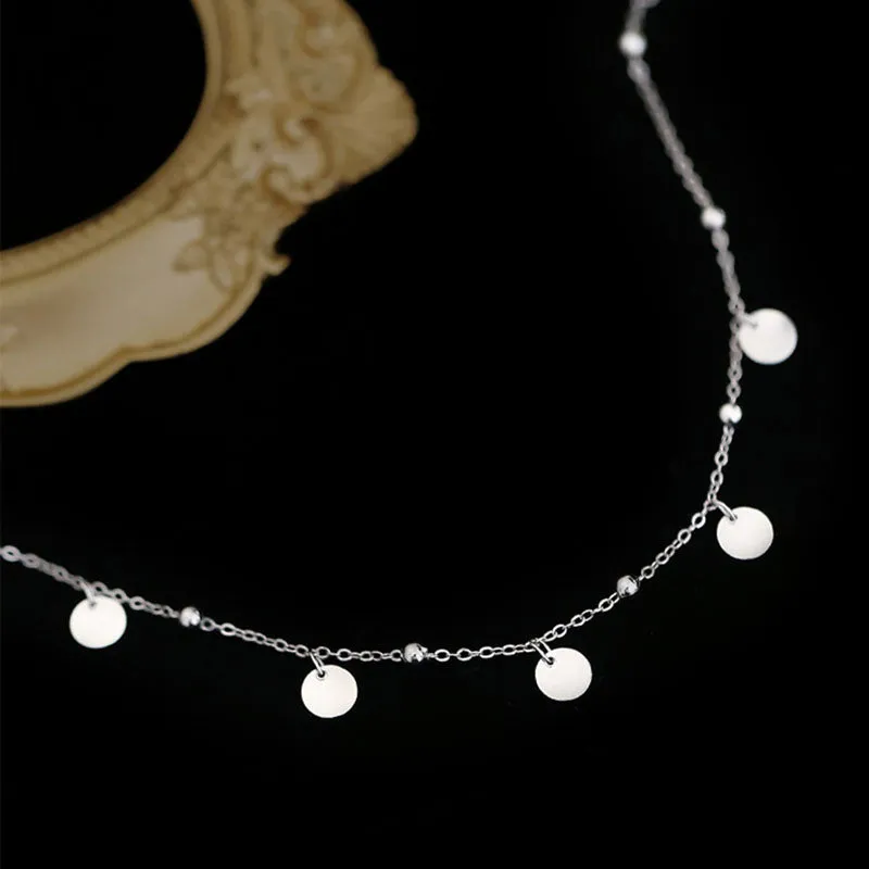 925 Stamp Anklet for Women