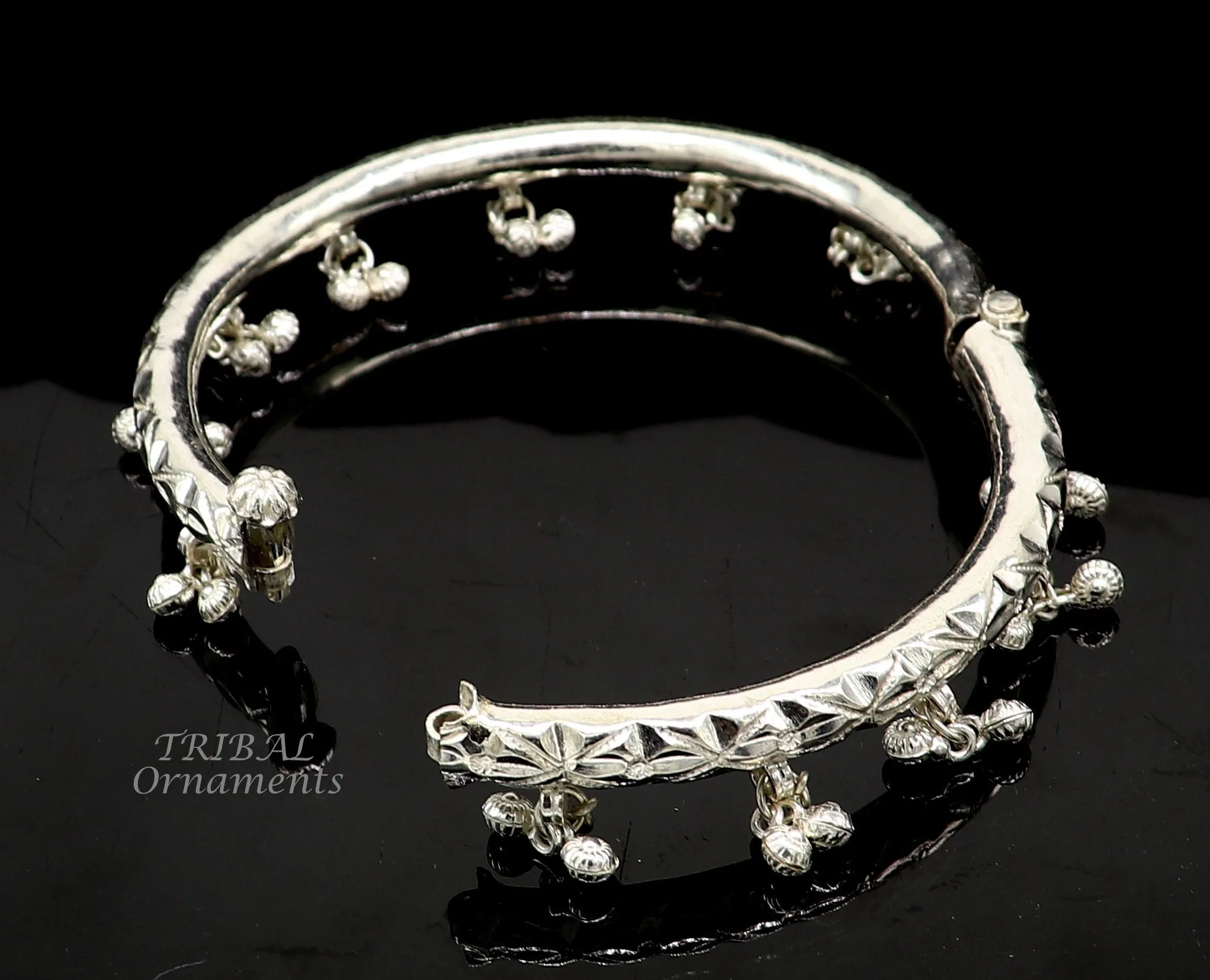 925 sterling silver Vintage design handmade gorgeous cultural foot kada ankle bracelet tribal ethnic silver belly dance jewelry nsfk87