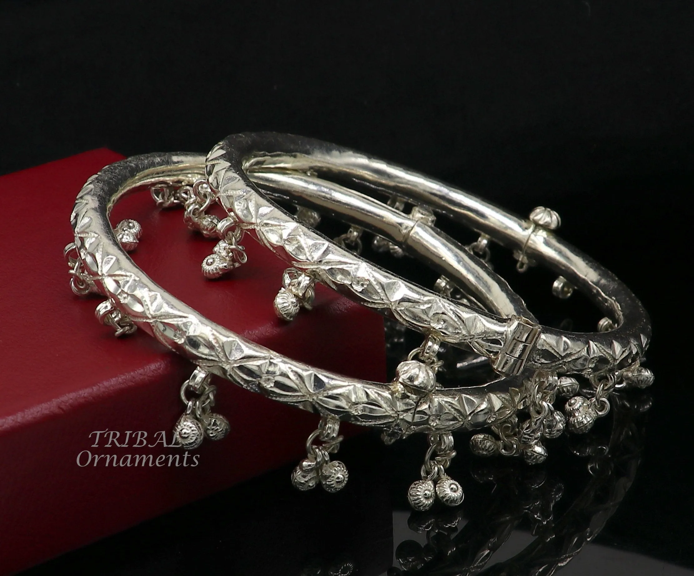 925 sterling silver Vintage design handmade gorgeous cultural foot kada ankle bracelet tribal ethnic silver belly dance jewelry nsfk87