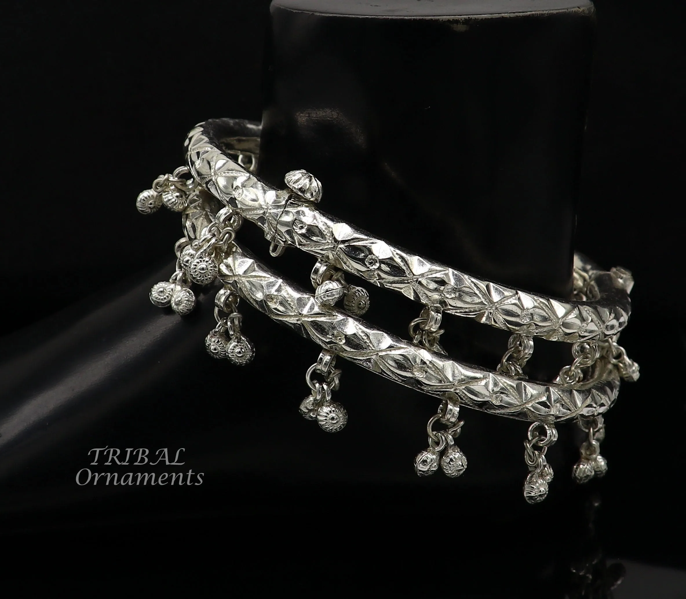 925 sterling silver Vintage design handmade gorgeous cultural foot kada ankle bracelet tribal ethnic silver belly dance jewelry nsfk87