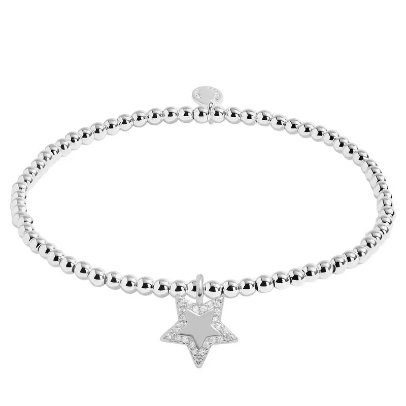 A Little One In A Million Christmas Bracelet Silver-plated