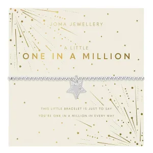 A Little One In A Million Christmas Bracelet Silver-plated