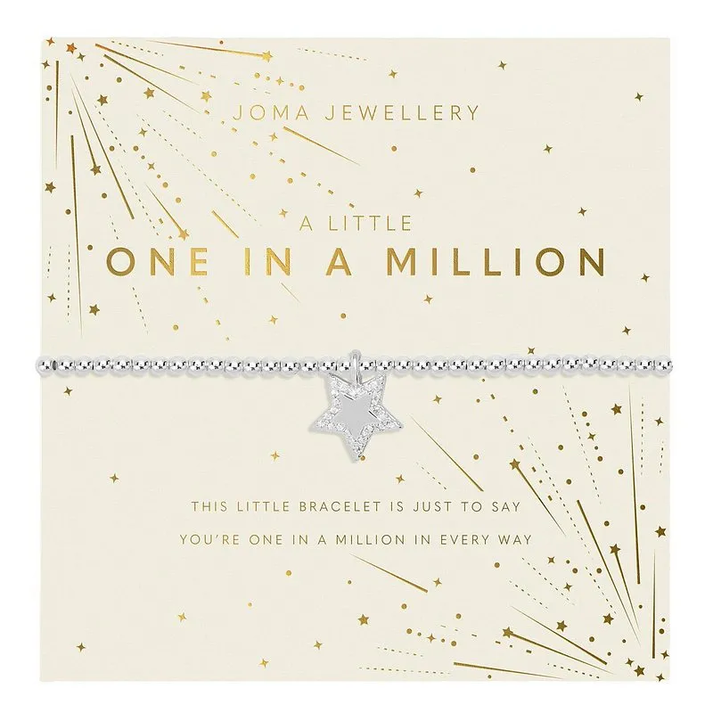 A Little One In A Million Christmas Bracelet Silver-plated