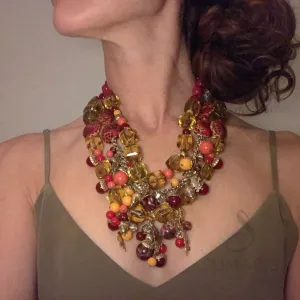 ACORNACOPIA OOAK STATEMENT NECKLACE