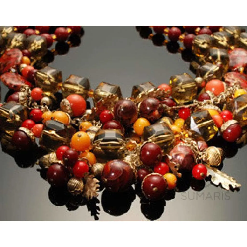 ACORNACOPIA OOAK STATEMENT NECKLACE