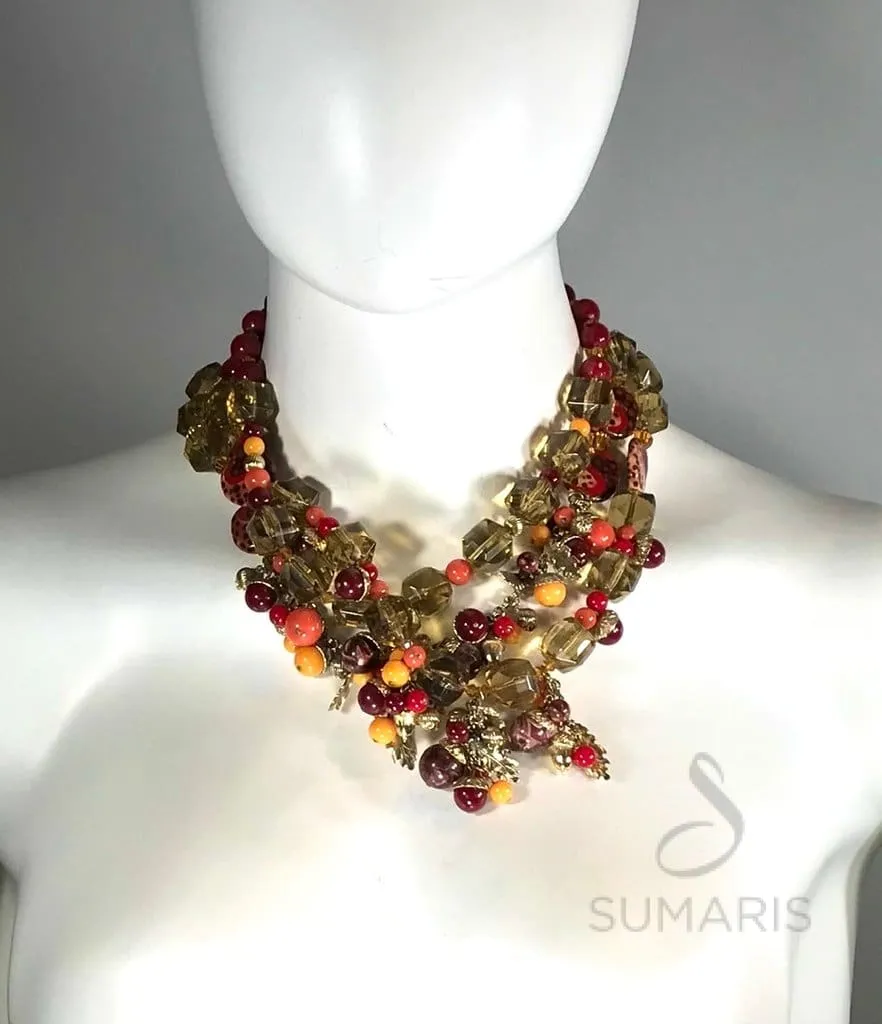 ACORNACOPIA OOAK STATEMENT NECKLACE