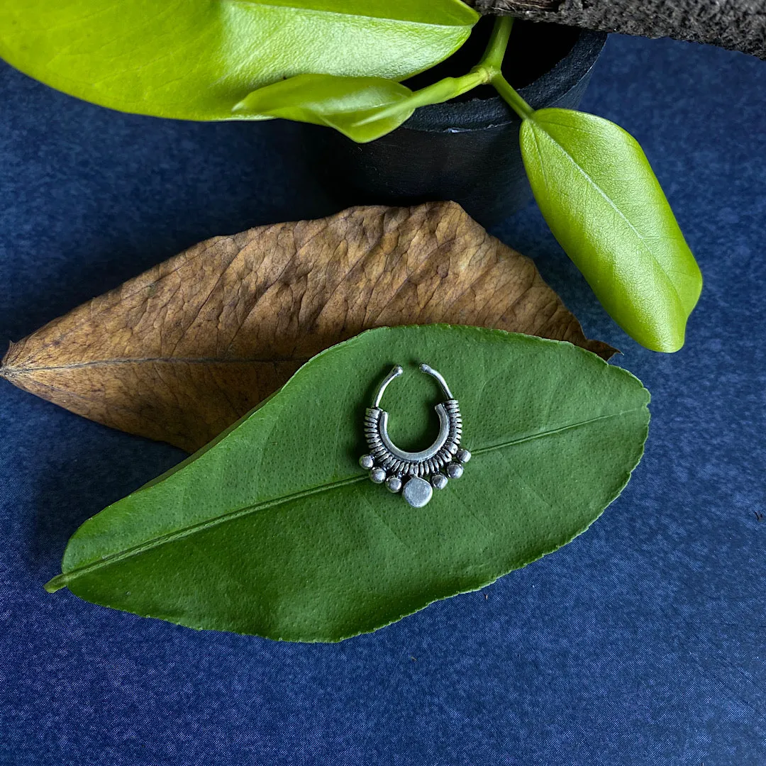 Amethyst Clip-on Septum Ring