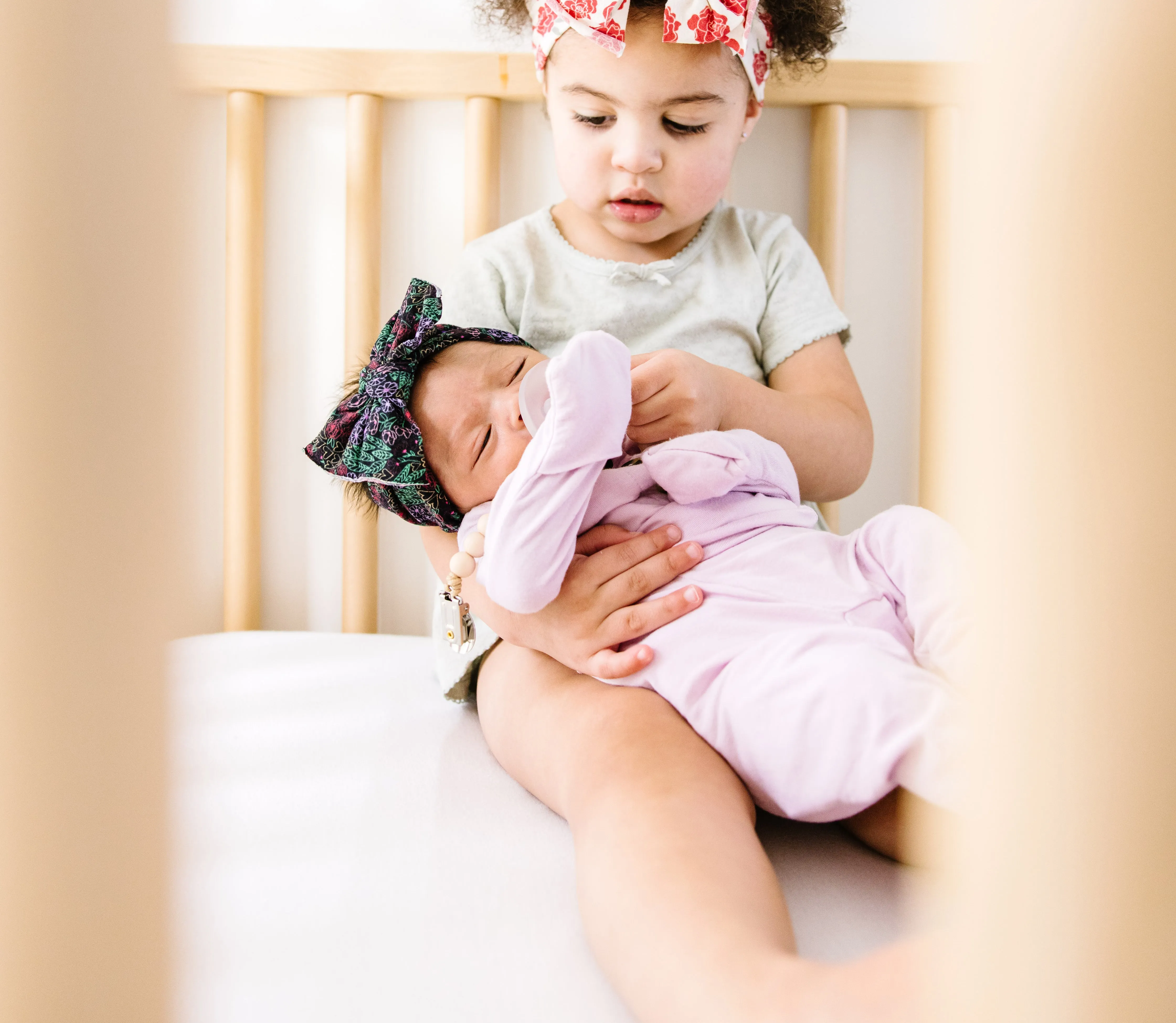 Baby Bling Ashley Printed Knot Headband