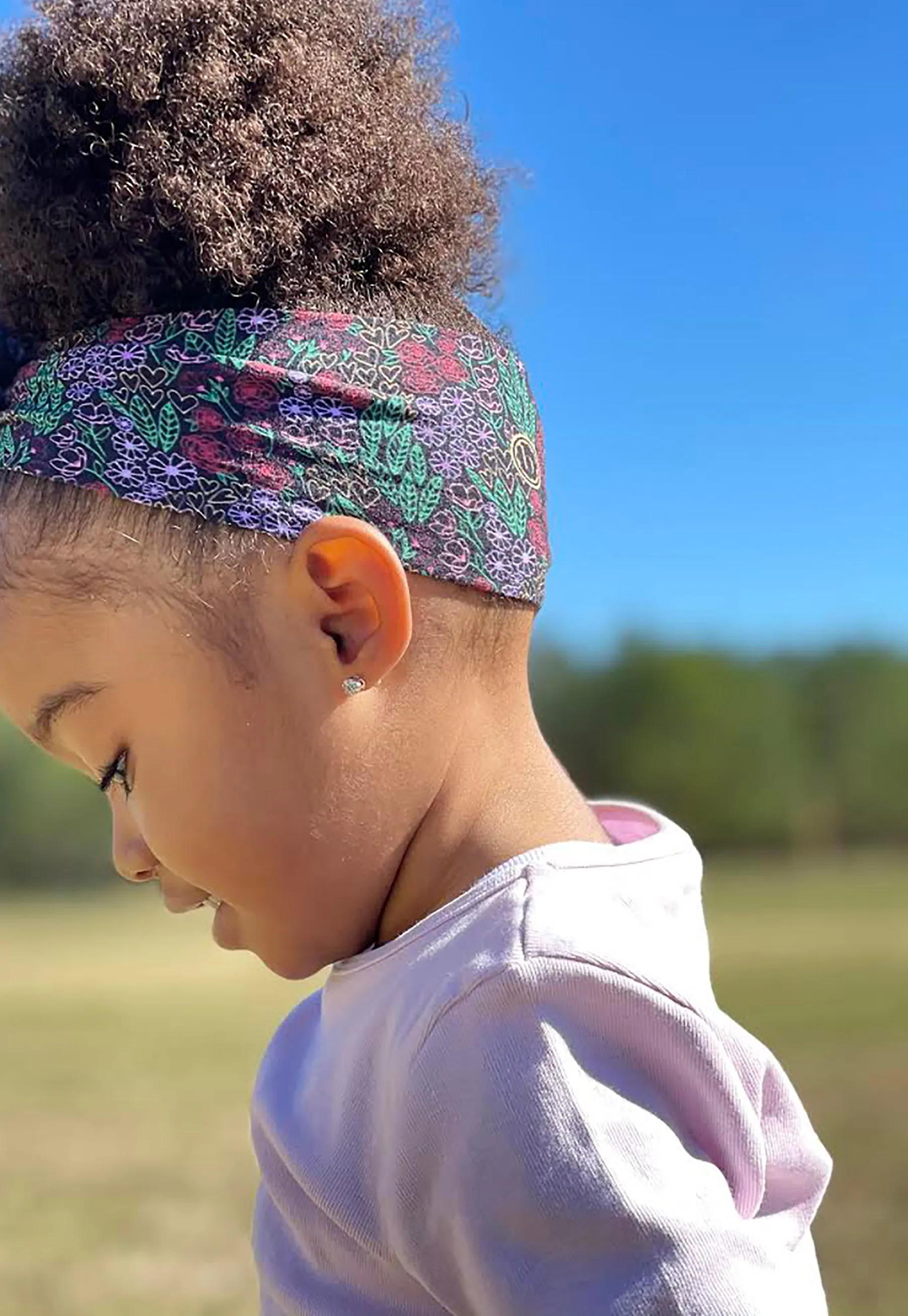 Baby Bling Ashley Printed Knot Headband