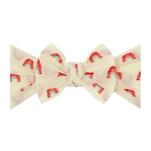 Baby Bling Daffodil Pastel Rainbow Shabby Patterned Knot Headband