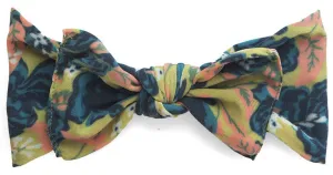 Baby Bling Fall Vintage Rose Printed Knot Headband