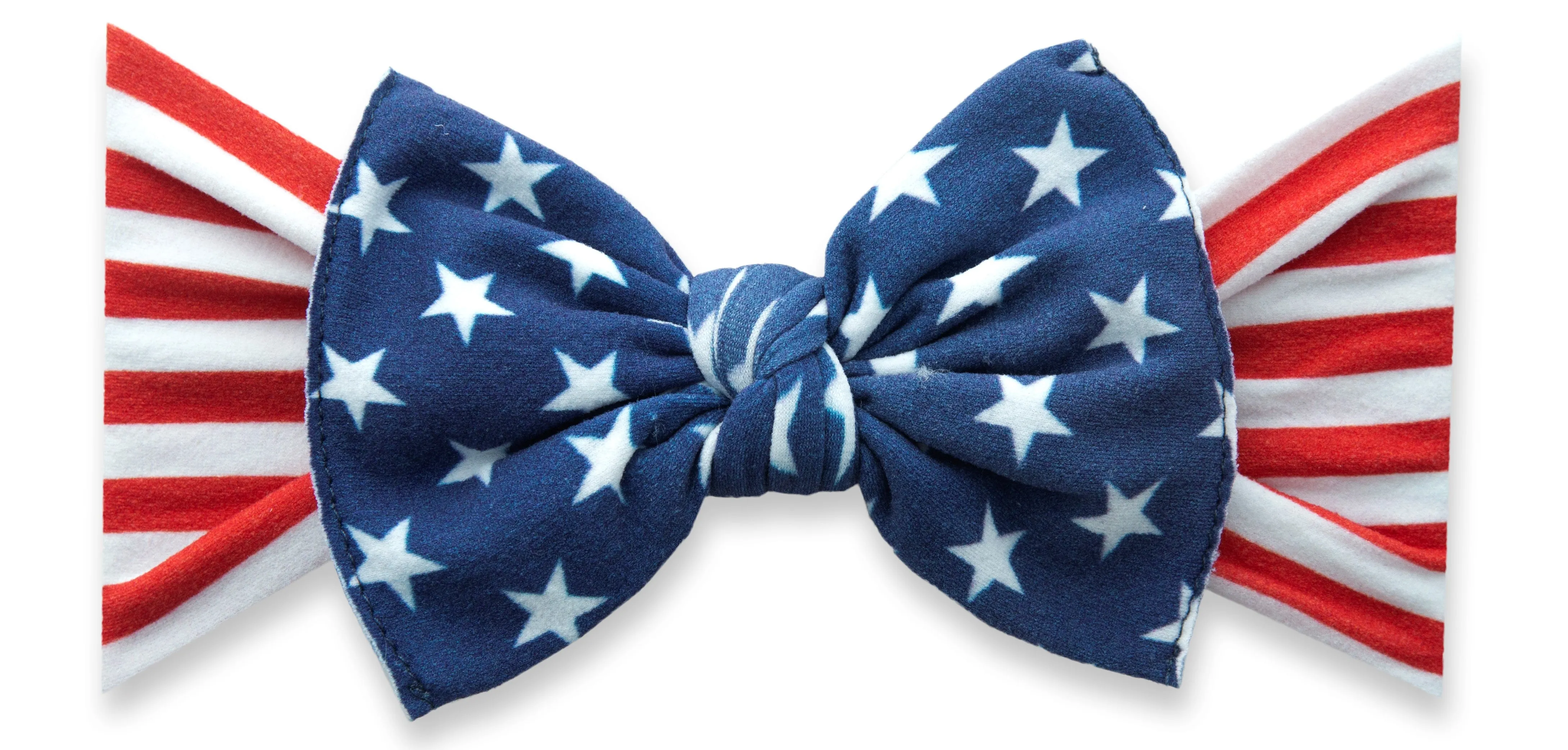 Baby Bling Flag Printed Knot Headband