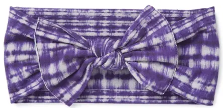 Baby Bling Indigo Girl Printed Knot Headband