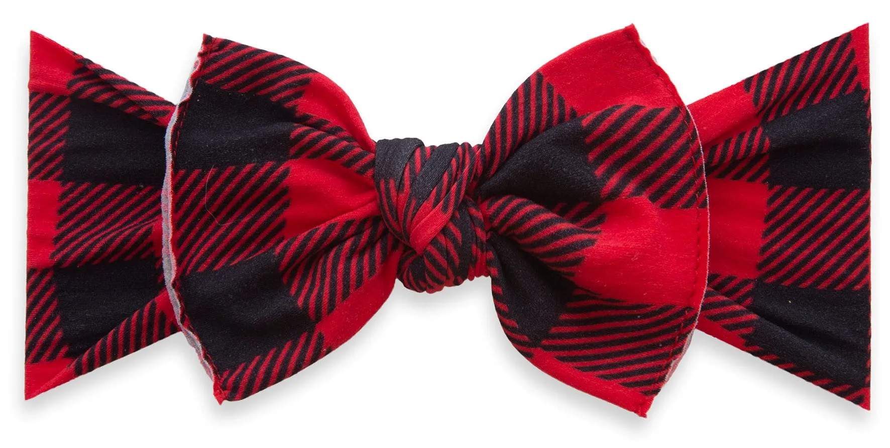 Baby Bling Lumberjack Printed Knot Headband