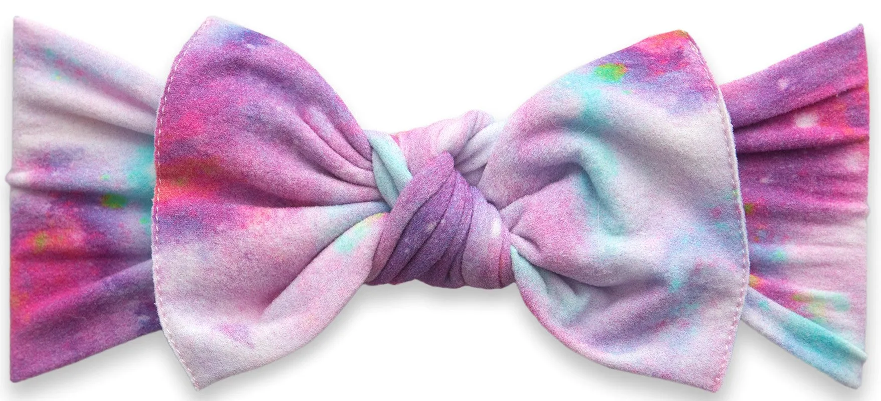 Baby Bling Pink Universe Printed Knot Headband