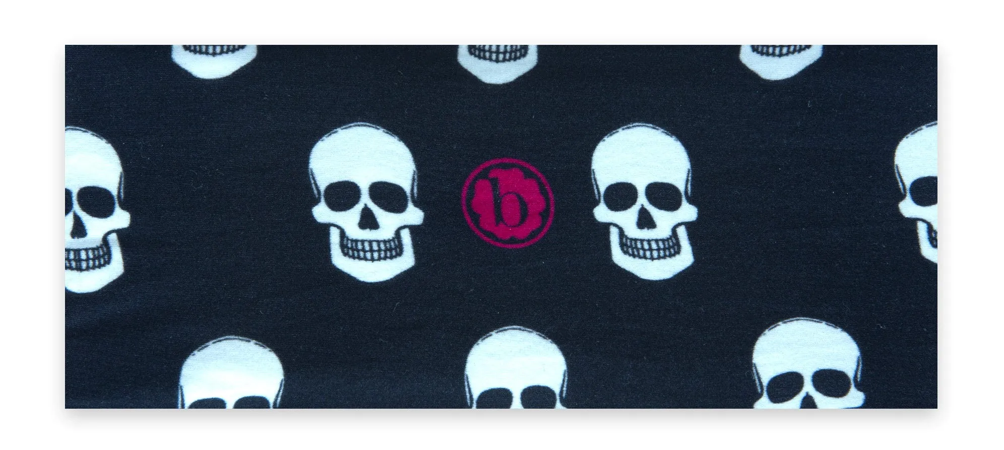 Baby Bling Skelly Printed Knot Headband
