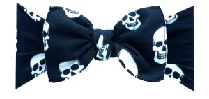 Baby Bling Skelly Printed Knot Headband