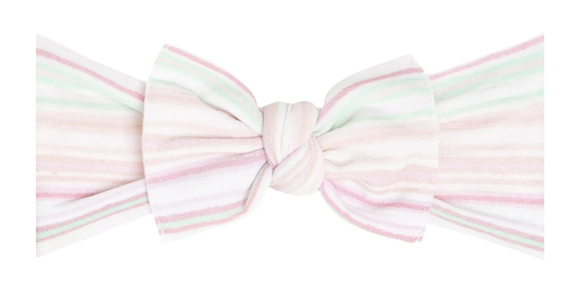 Baby Bling Sweet Stripes Printed Knot Headband