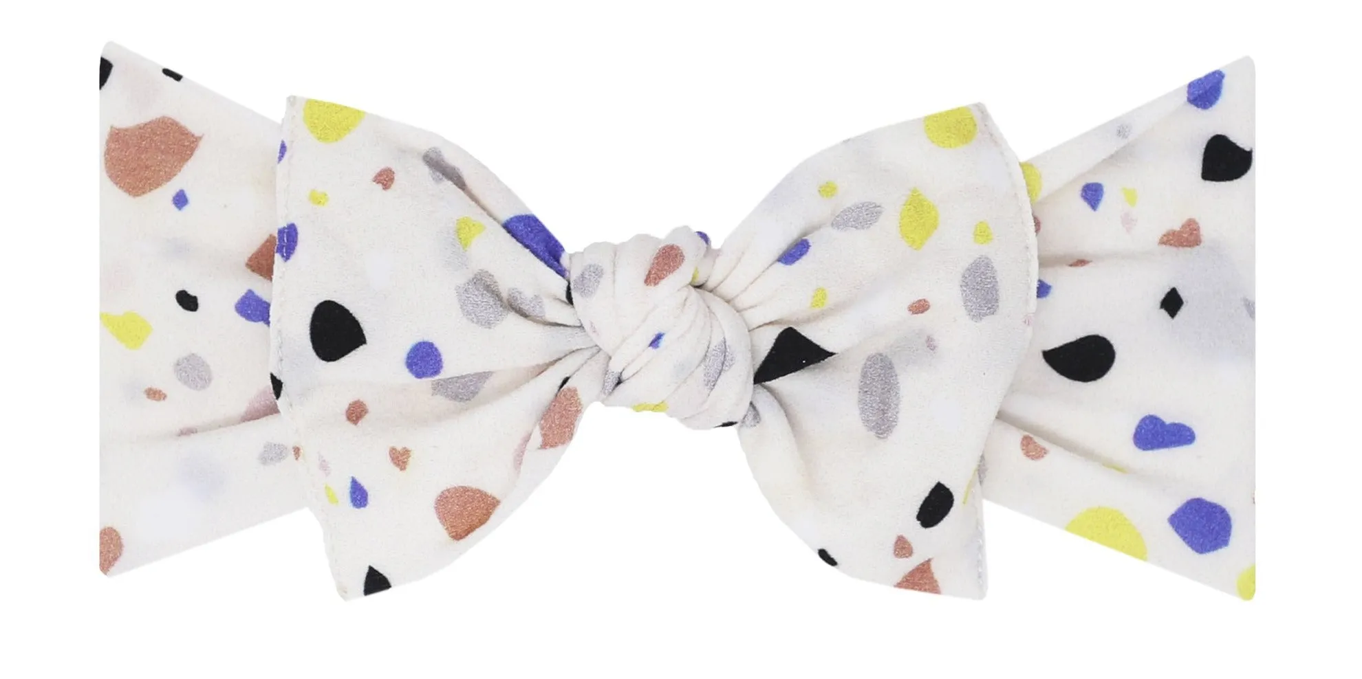 Baby Bling Terrazzo Printed Knot Headband
