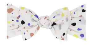 Baby Bling Terrazzo Printed Knot Headband