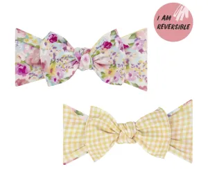 Baby Bling Tuscan Meadow Reverse-A-Bow Headband
