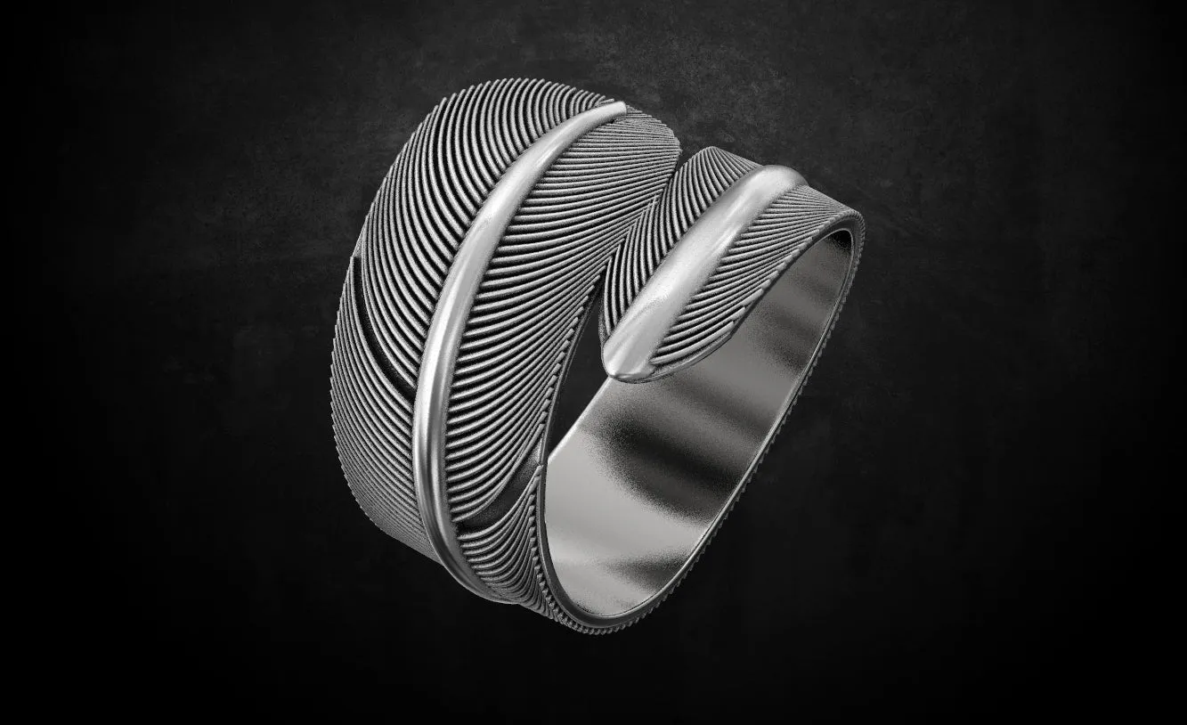Bird Feather Ring