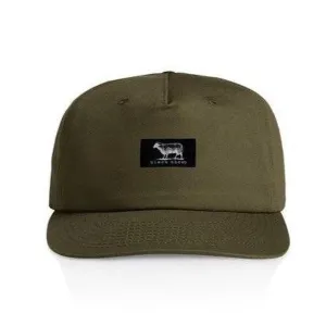Black Sheep Cotton "Surf Cap" Snapback Hat Army