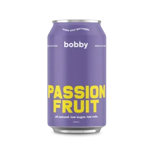 Bobby Prebiotic Soft Drink Passionfruit 330mL