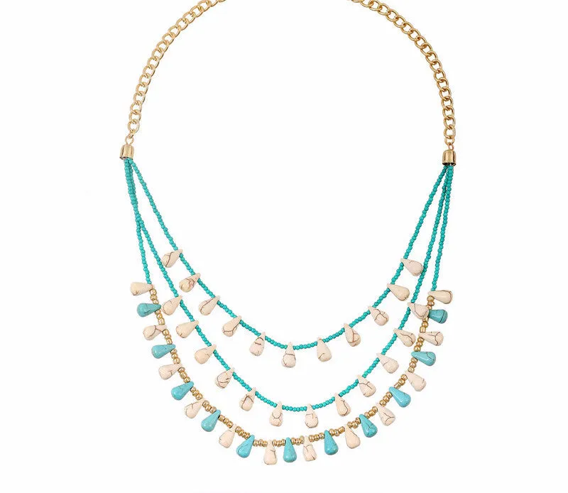 Boho Layer Statement Necklace