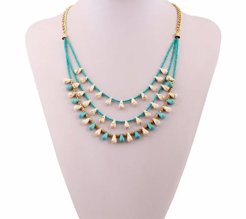 Boho Layer Statement Necklace