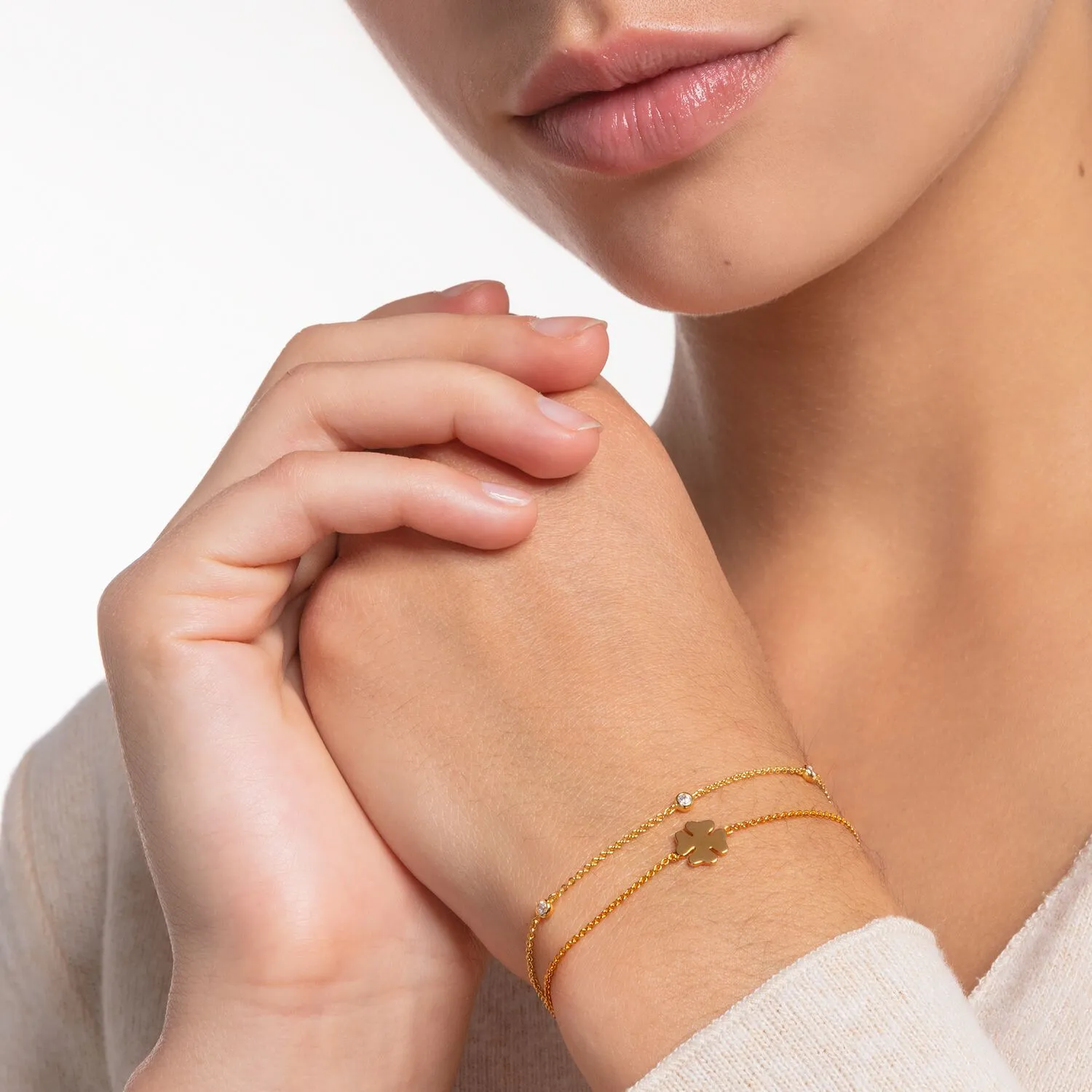 Bracelet White Stones