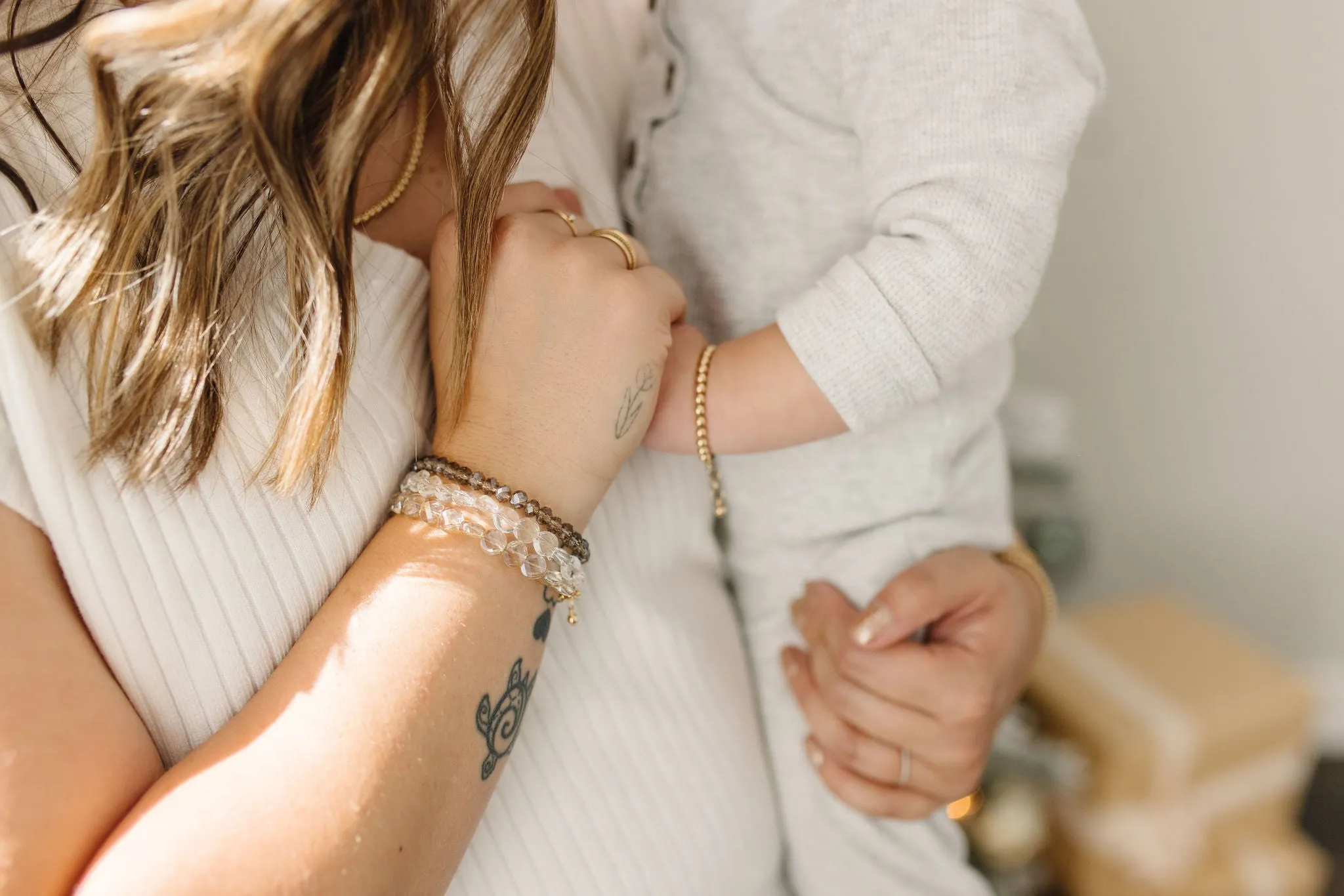 Charming Mom   Mini Bracelet Set (6MM Beads)