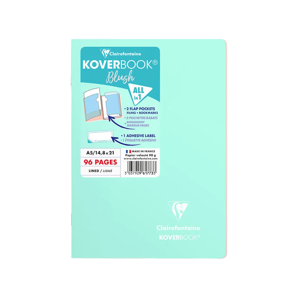 Clairefontaine Koverbook Blush Stapled Notebook A5