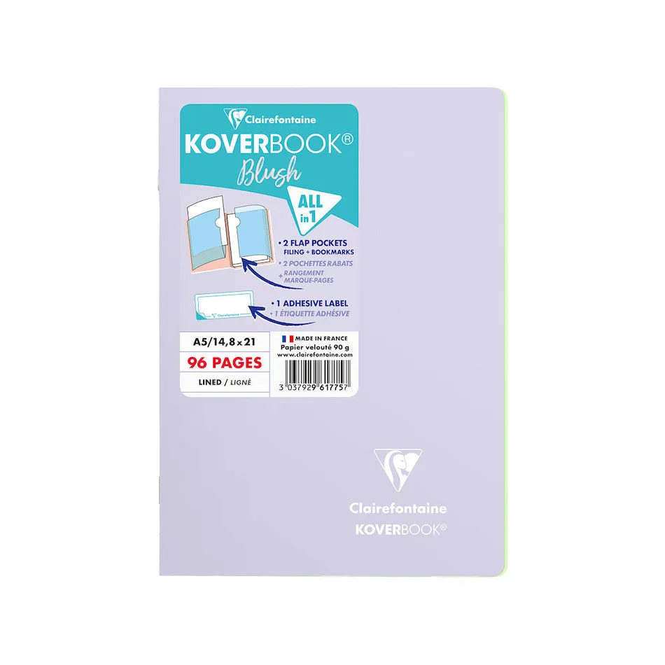 Clairefontaine Koverbook Blush Stapled Notebook A5