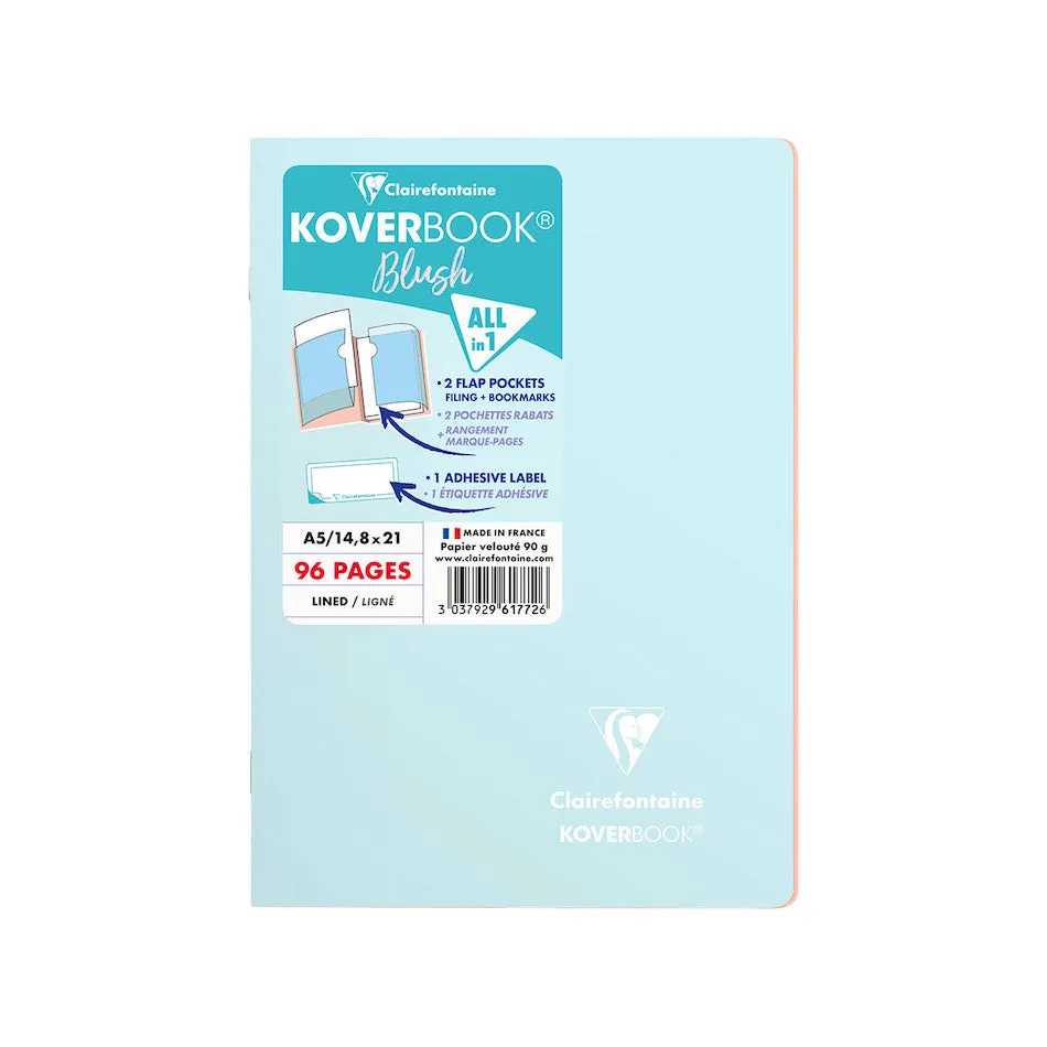 Clairefontaine Koverbook Blush Stapled Notebook A5