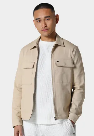 Clearlake Pastel Camel Overshirt