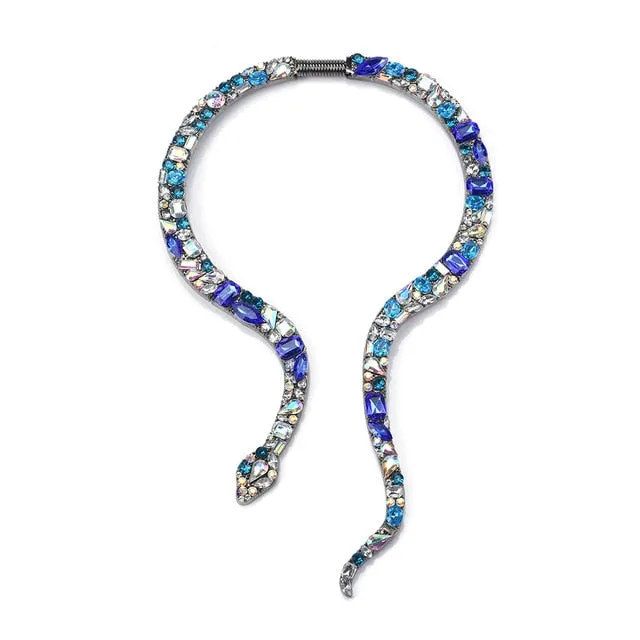 Crystal Snake Necklace