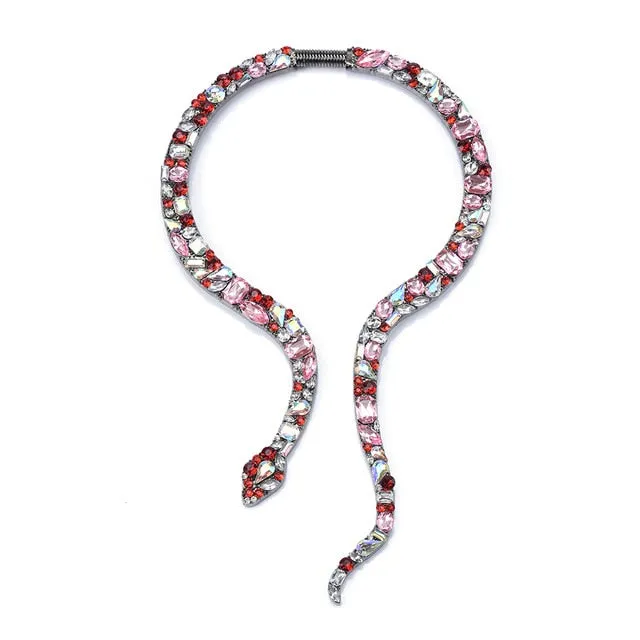 Crystal Snake Necklace