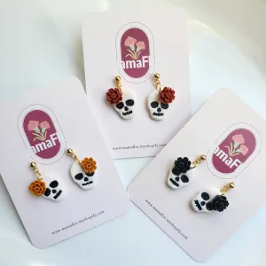 Dainty Catrina Earrings - spooky
