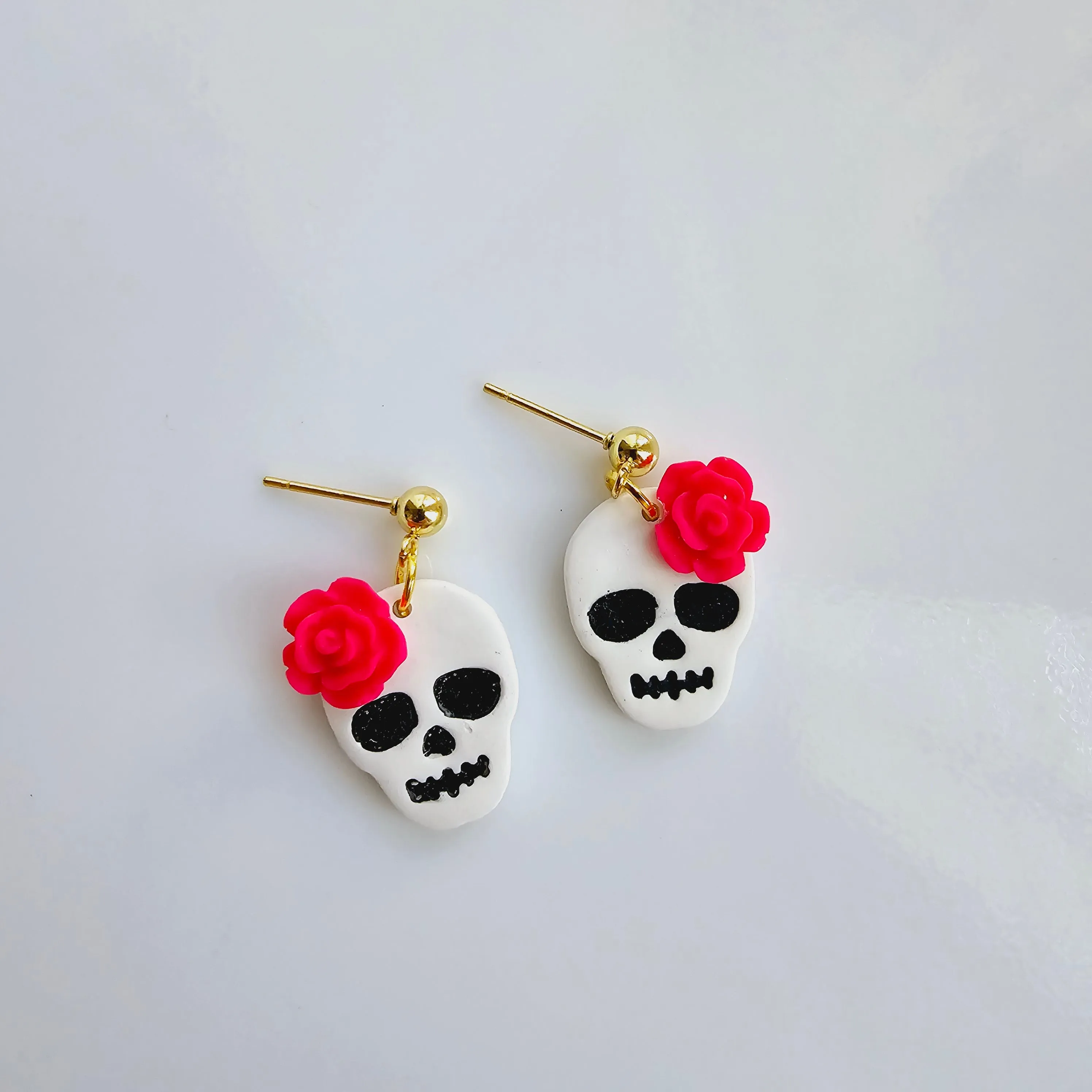 Dainty Catrina Earrings - spooky