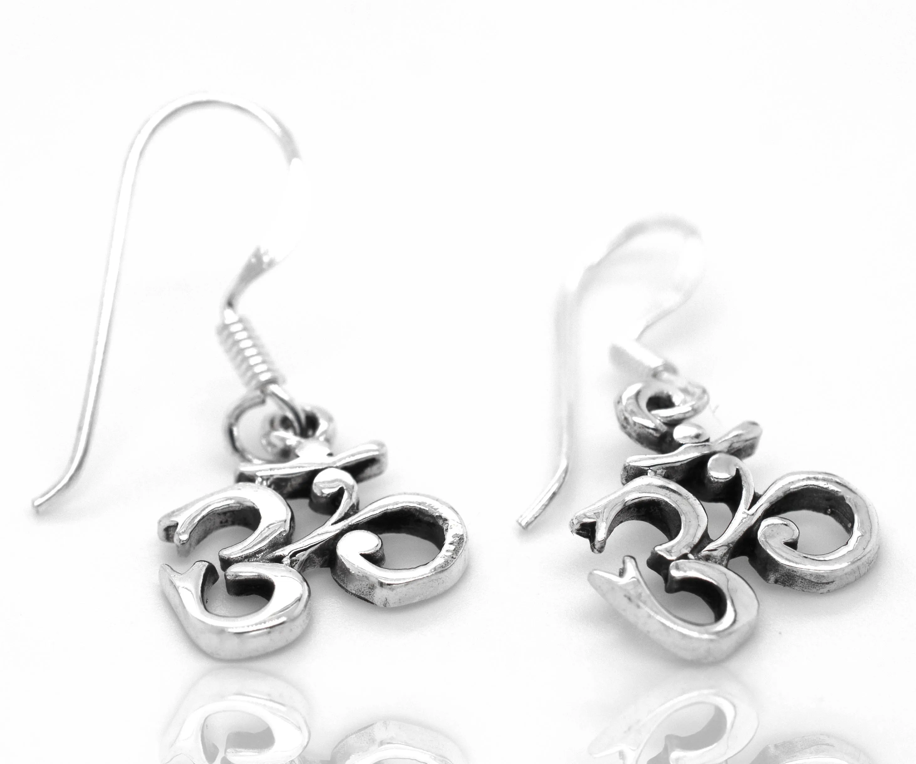 Dainty "Om" Earrings
