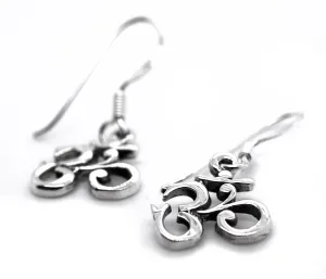 Dainty "Om" Earrings
