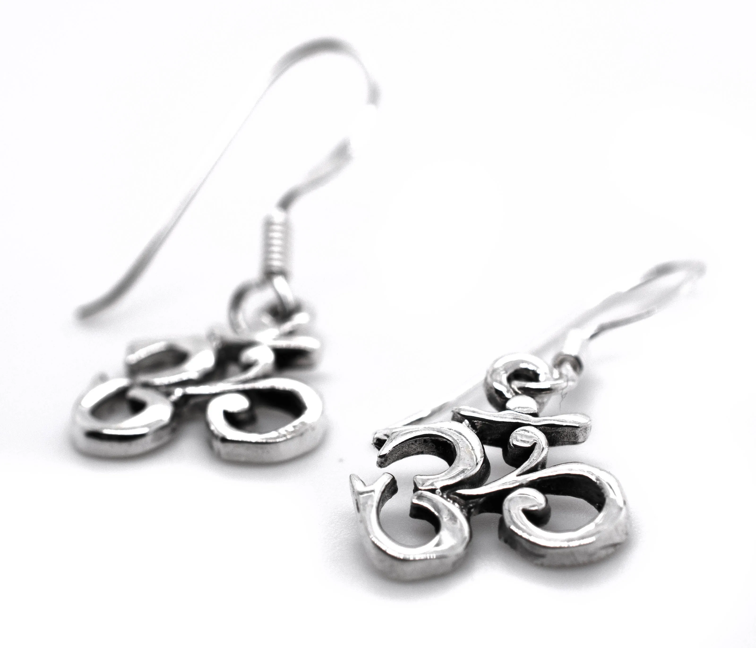 Dainty "Om" Earrings