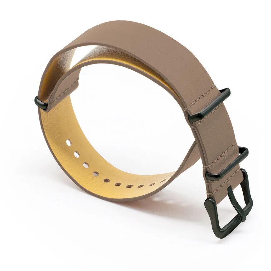 Dark Brown Leather NATO