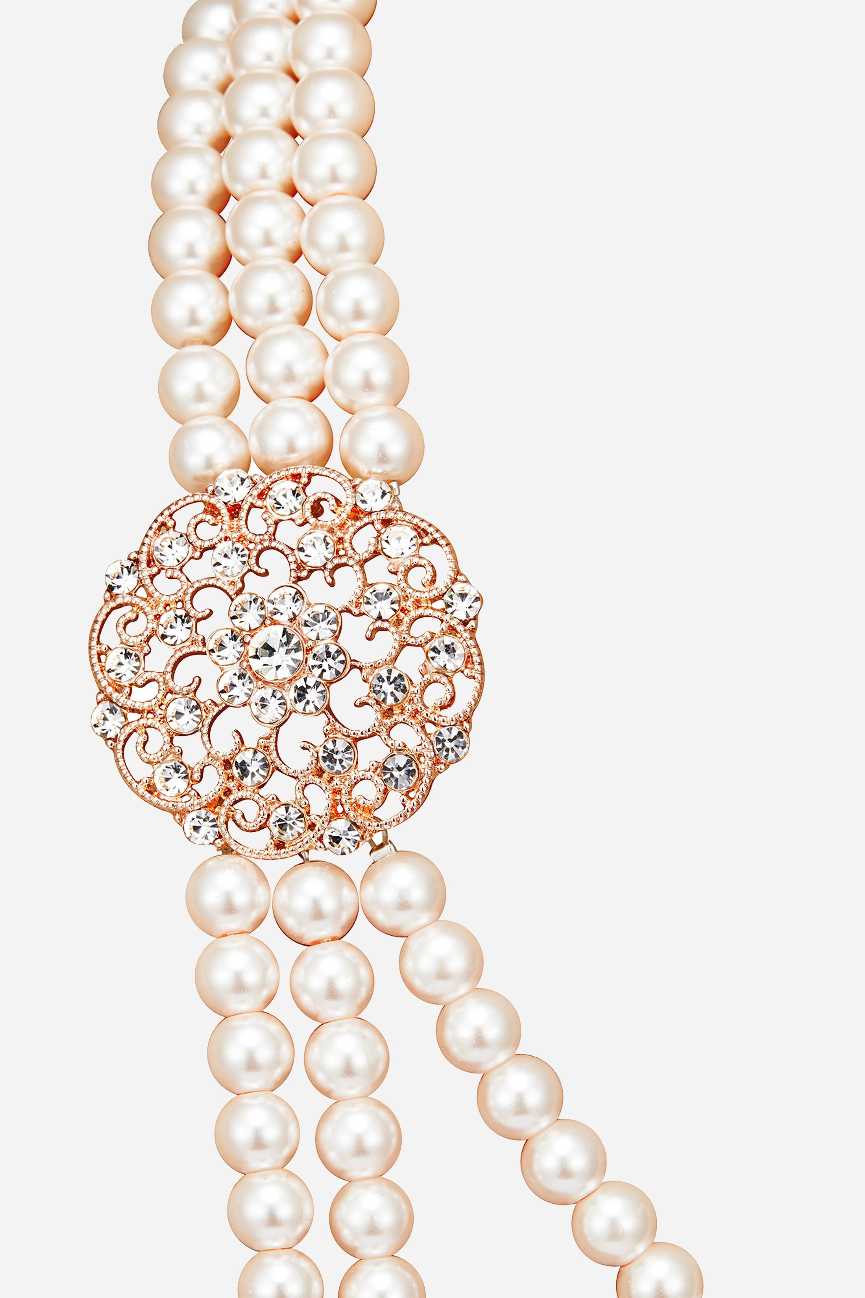Delicate Multilayer Pearl Necklace Set